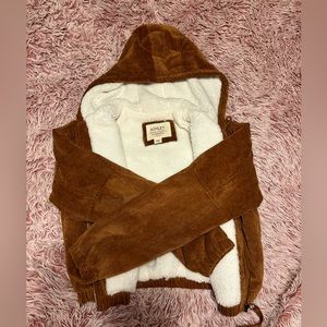 Ashley By 26 International Women's Tan Teddy Jacket